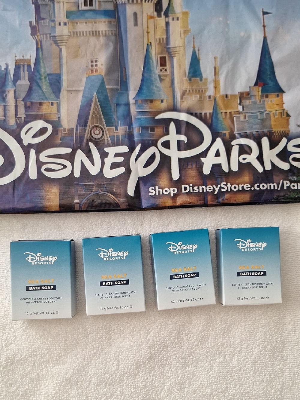 4 X Disney Resorts SEA SALT Bath Soap Bar